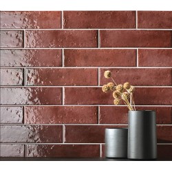 Carrelage sol ou mur format briquette 7x28cm